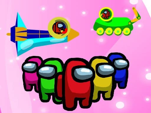 Among Us Space Colorfull – Pin Pull Game