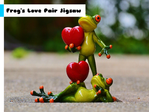 Frog’s Love Pair Jigsaw